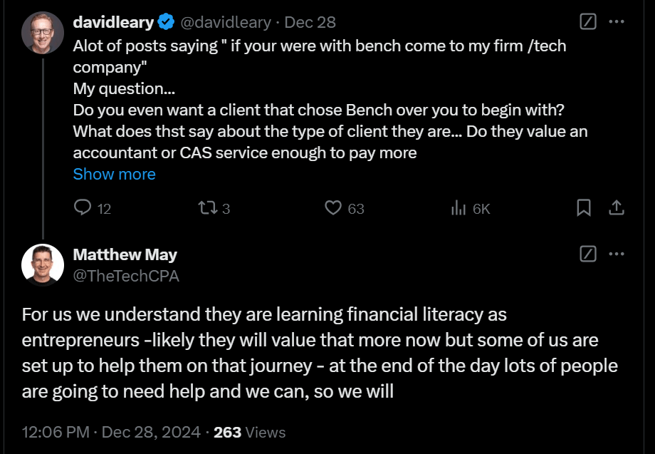 bench accounting twitter matthew may